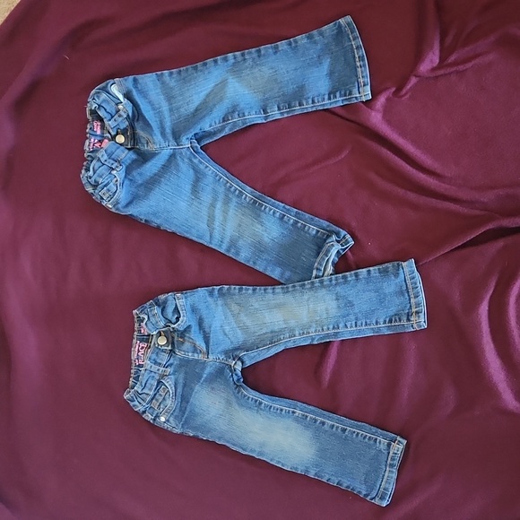 2t toddler girls bootcut jeans - Picture 1 of 3